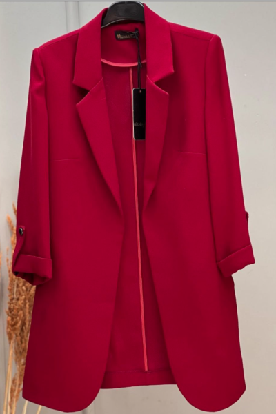 Blazer Ceket Kırmızı