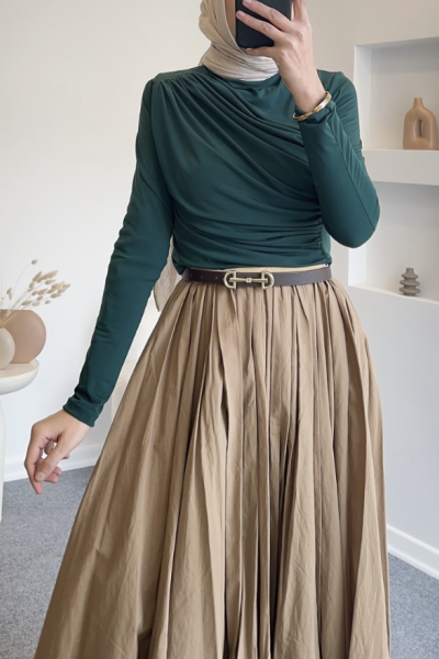 Drapeli Bluz Zümrüt