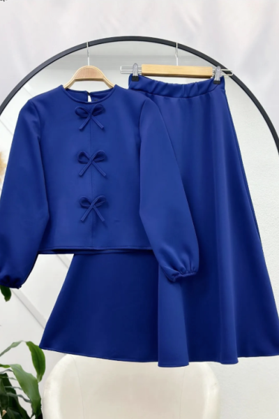 Fiyonklu Elbise Lavivert