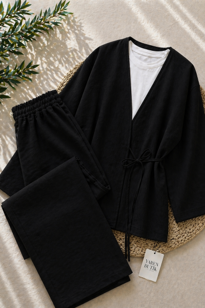 Limon İkili Takım Siyah