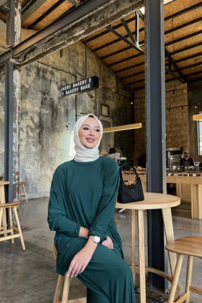 Melis Takım Zümrüt Yeşili