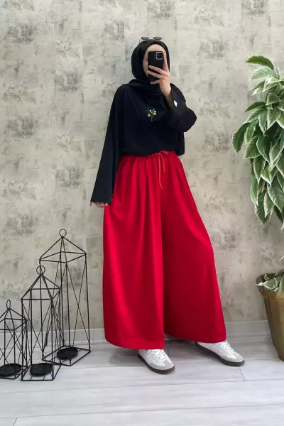 Oyşo Pantalon Kırmızı