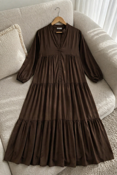 Rüya Elbise Kahverengi